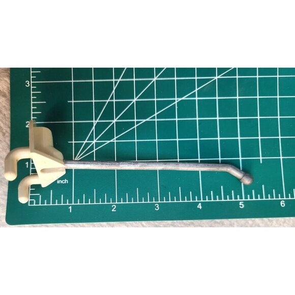 5 inch Plastic & Metal Pegboard Hooks Set of 24 for .25 inch Pegboard Shelving - Picture 9 of 13